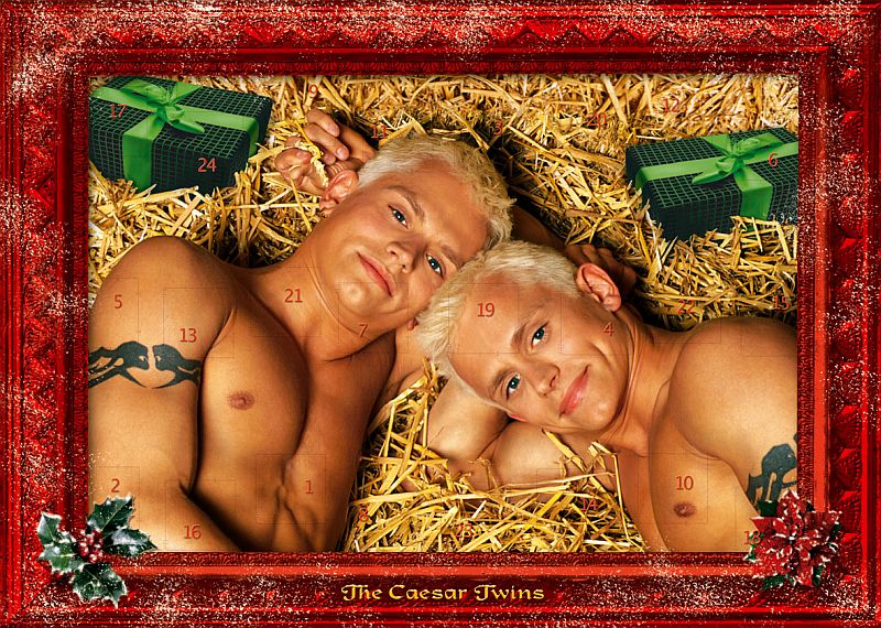 The Caesar Twins - Adventskalender gef�llt mit feiner Schokolade