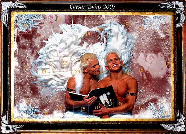 The Caesar Twins - Adventskalender gef�llt mit feiner Schokolade