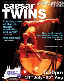 Flyer Underbelly Edinburgh